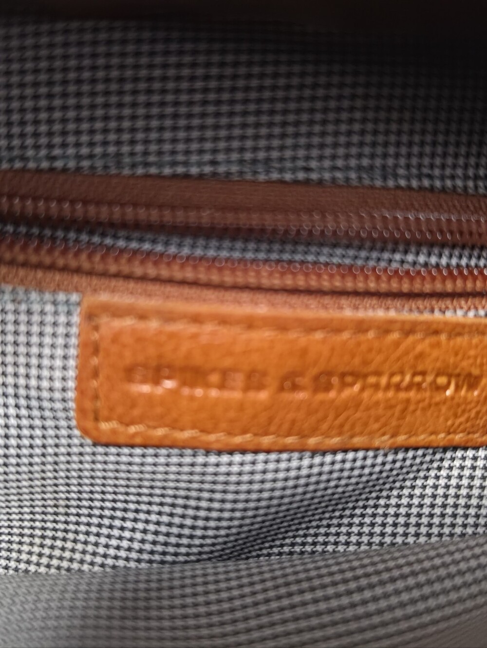Spikes & Sparrow Brown Leather Crossbody Bag - Picture 2 of 7